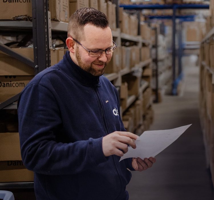 Logistics employee
